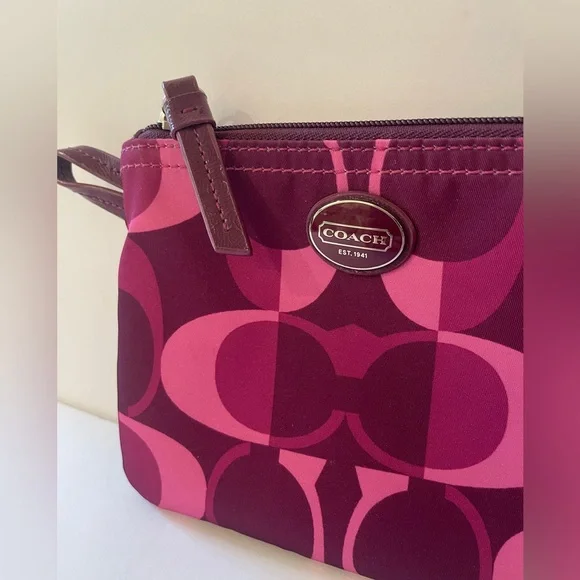 Coach Pink Tote and Pouch Set - Picture 8 of 16